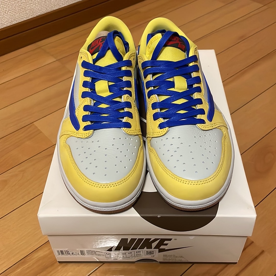 Travis Scott × Nike Women's Air Jordan 1 Retro Low OG "Canary"
