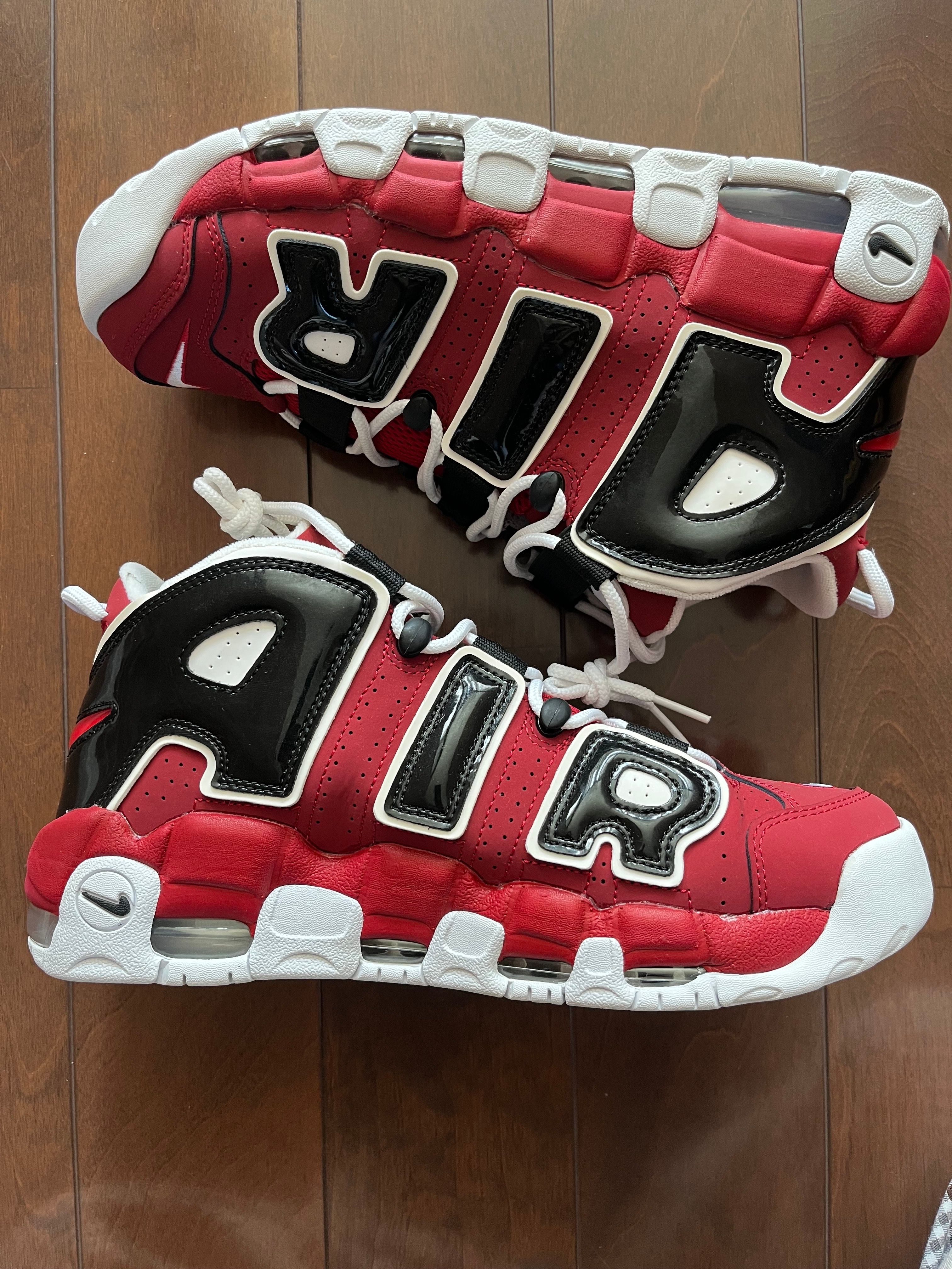 Nike Air More Uptempo ’96 "Black and Varsity Red" (2021)