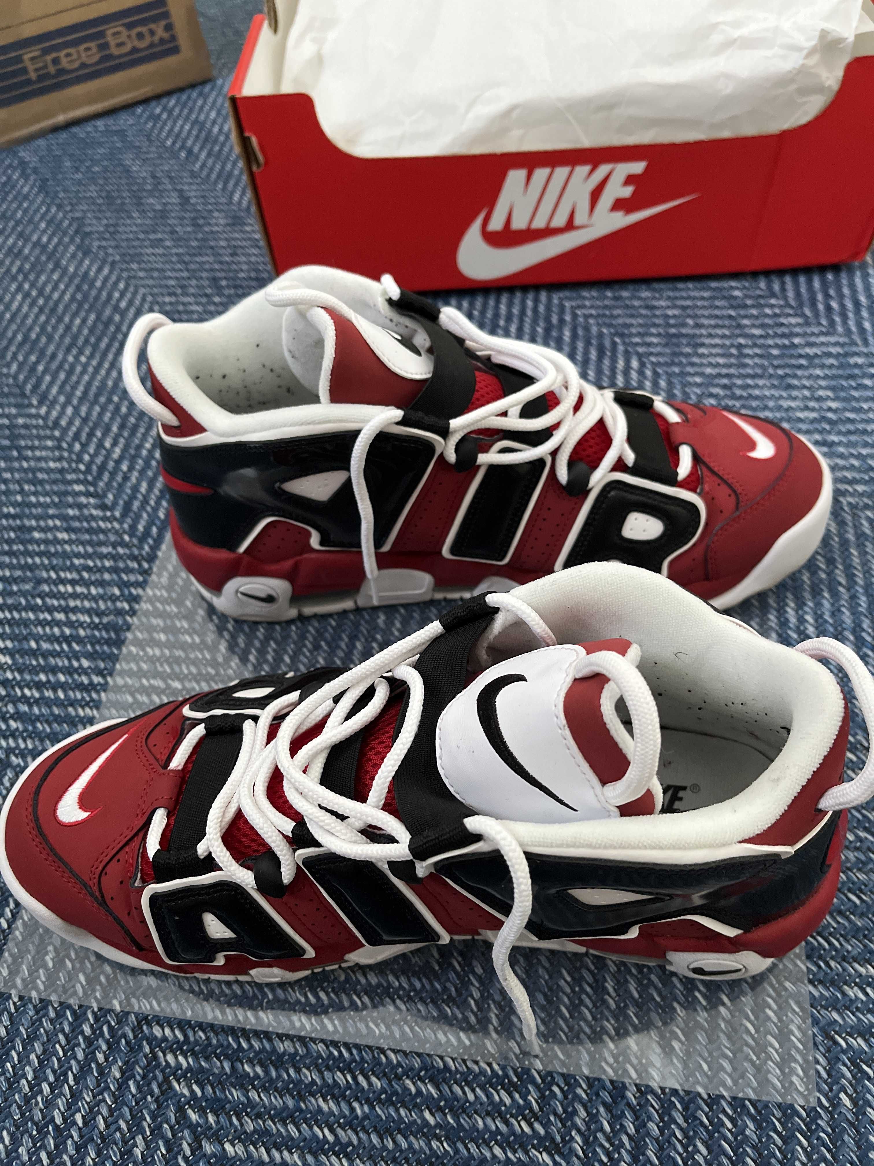 Nike Air More Uptempo ’96 "Black and Varsity Red" (2021) 