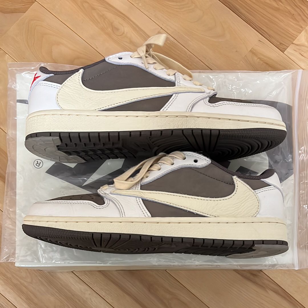 Travis Scott × Nike Air Jordan 1 Low OG SP "Reverse Mocha/Sail and Ridgerock"