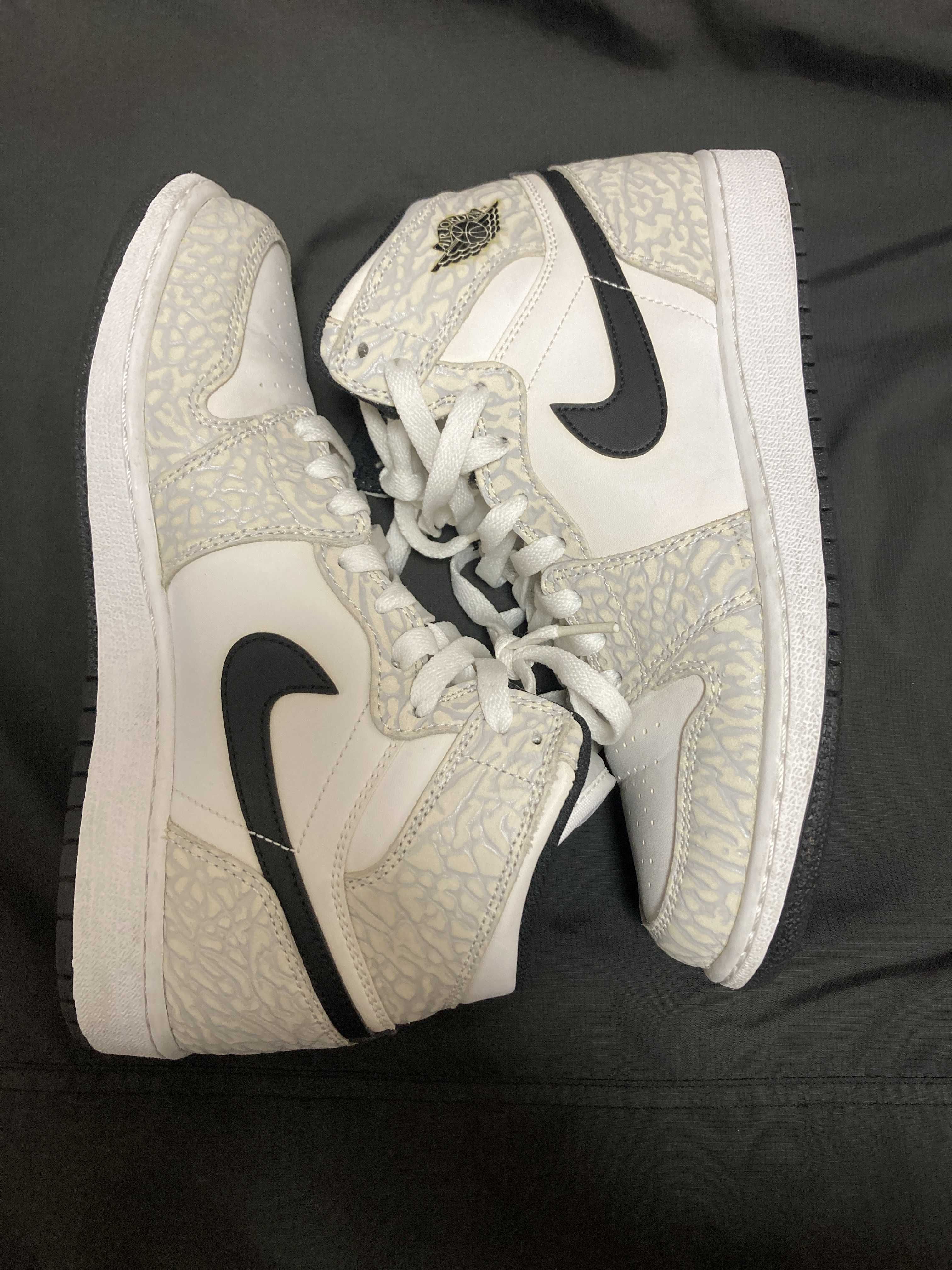 Nike Air Jordan 1 Retro High "White Elephant Print/Safari"