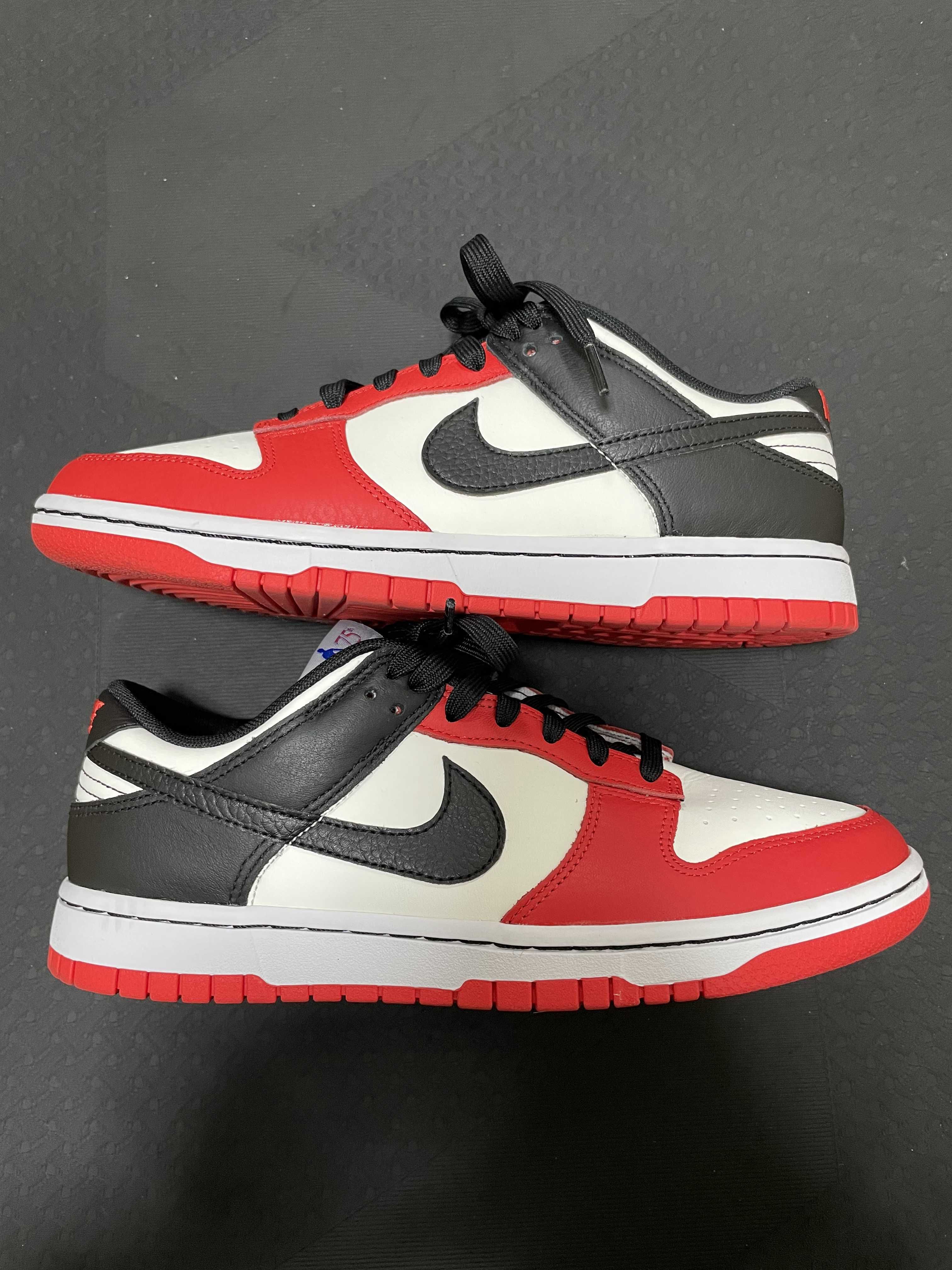 NBA × Nike Dunk Low EMB 75th Anniversary "Chicago Bulls"