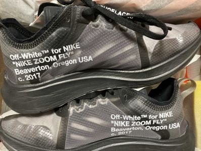 Off-White × Nike Zoom Fly "Black"