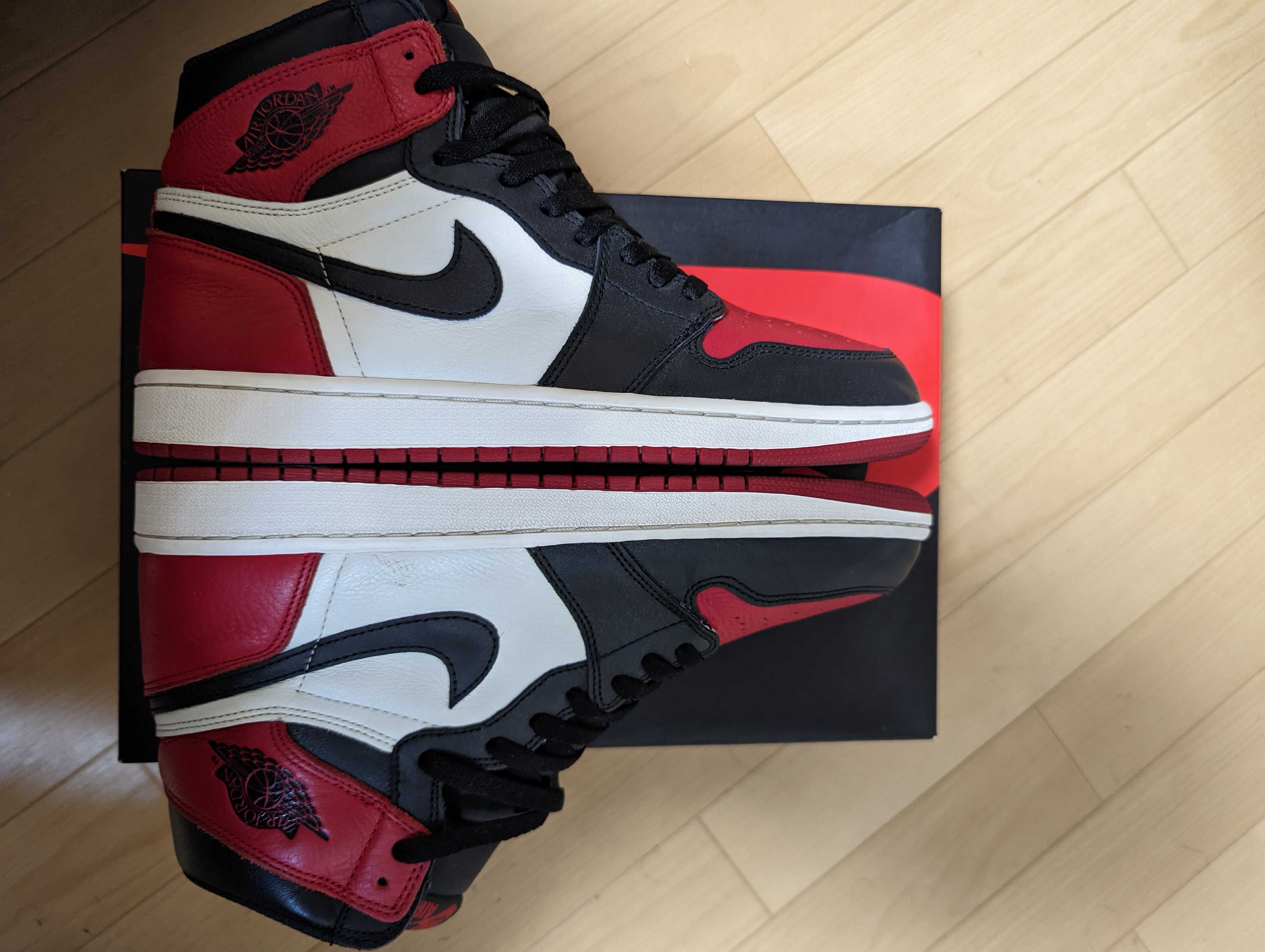 Nike Air Jordan 1 Retro High OG "Bred Toe"