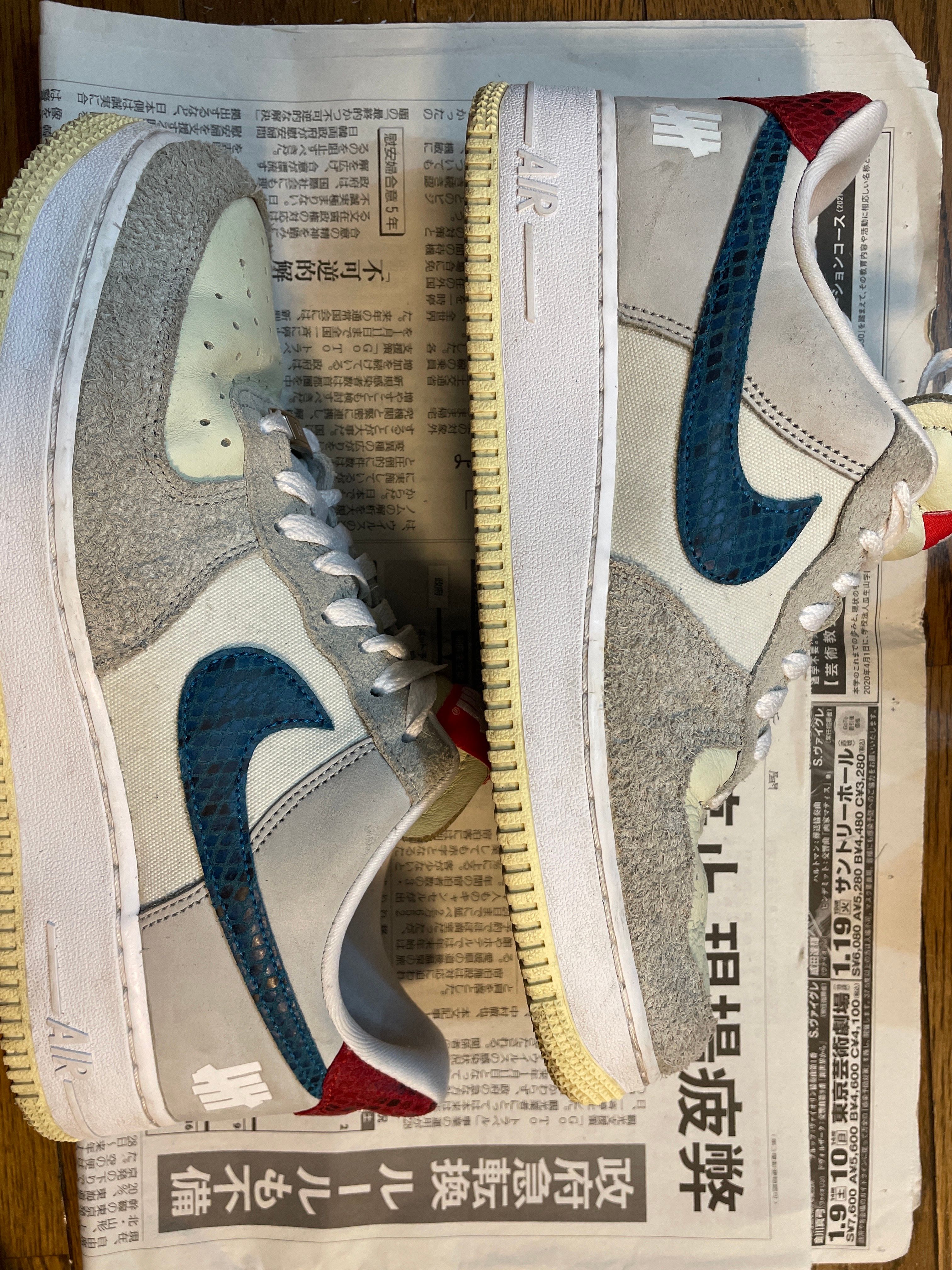 UNDEFEATED × Nike Air Force 1 Low "White"