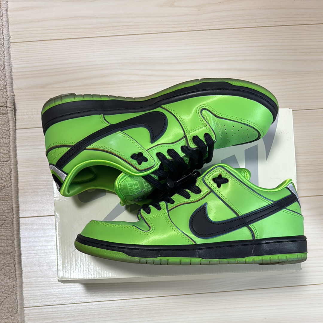 The Powerpuff Girls × Nike SB Dunk Low Pro QS "Buttercup"