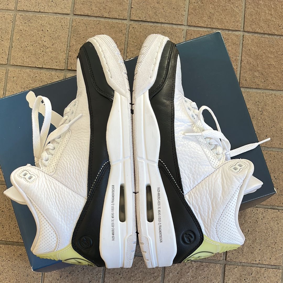 Fragment × Nike Air Jordan 3 "White/Black"