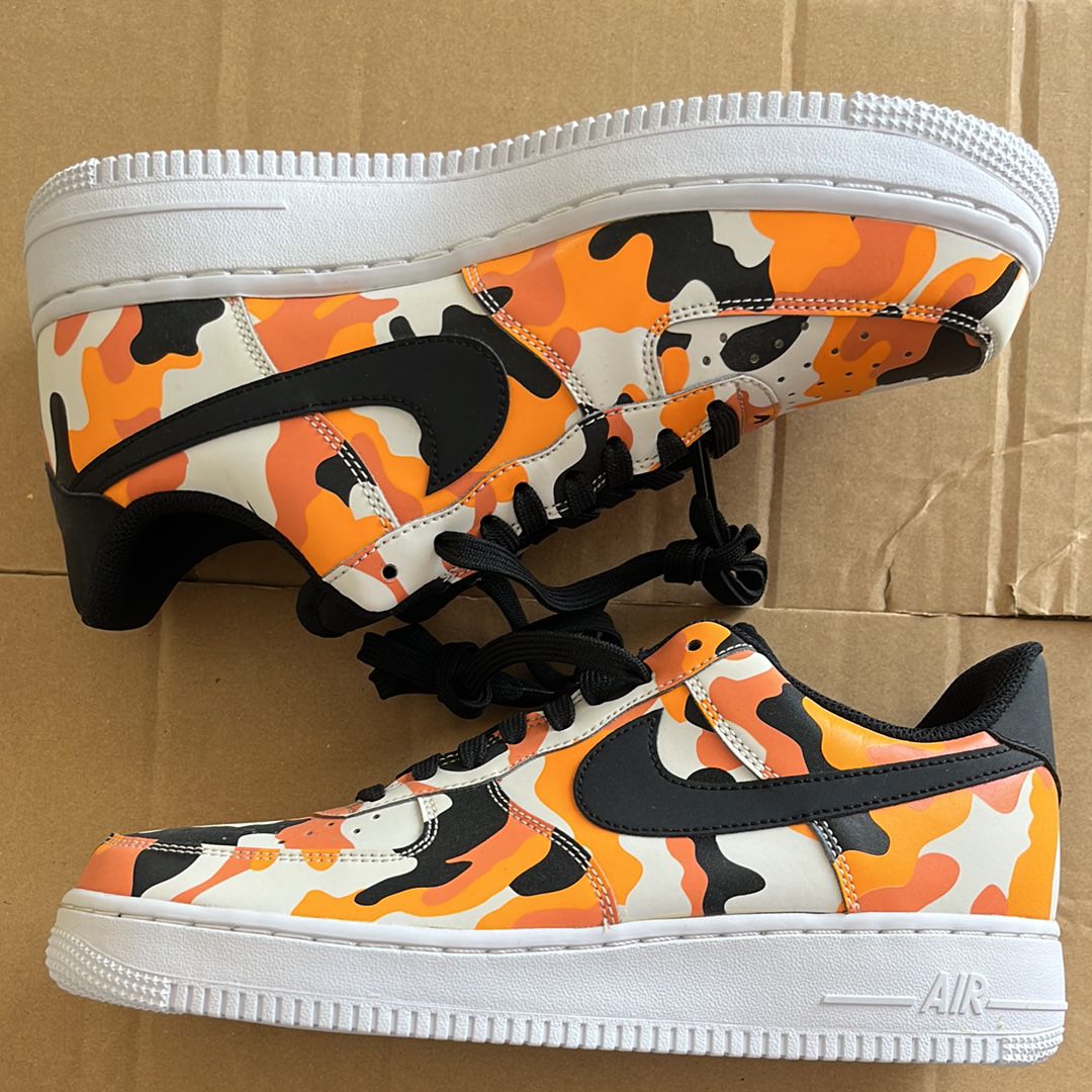 NIKE AIR FORCE 1 LOW CAMO ORANGE