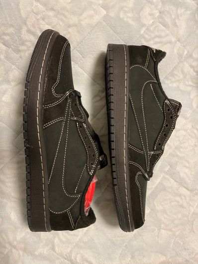 Travis Scott × Nike Air Jordan 1 Low OG SP "Black Phantom"