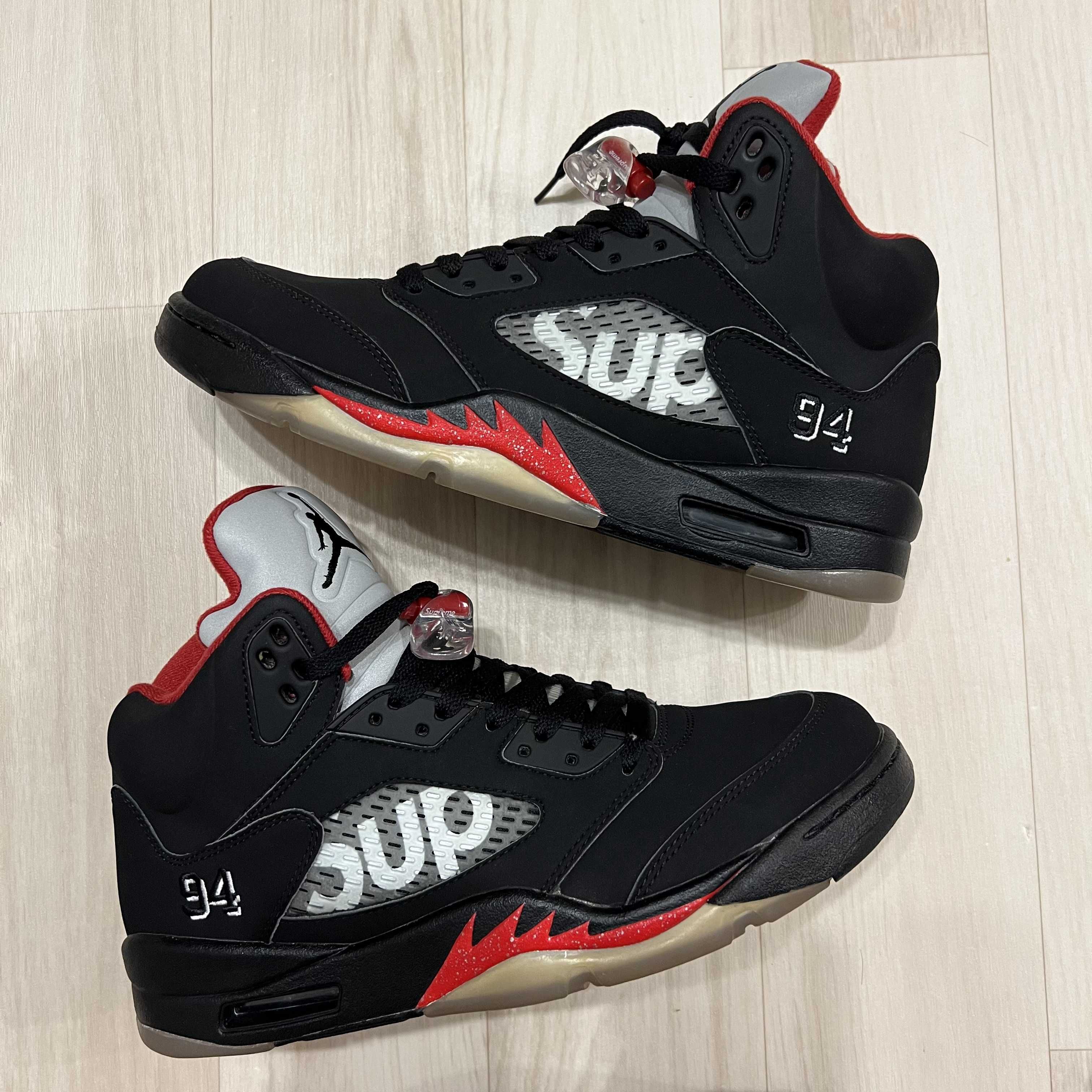 Supreme × Nike Air Jordan 5 Retro "Black"