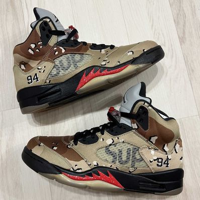 Supreme × Nike Air Jordan 5 Retro "Desert Camo"