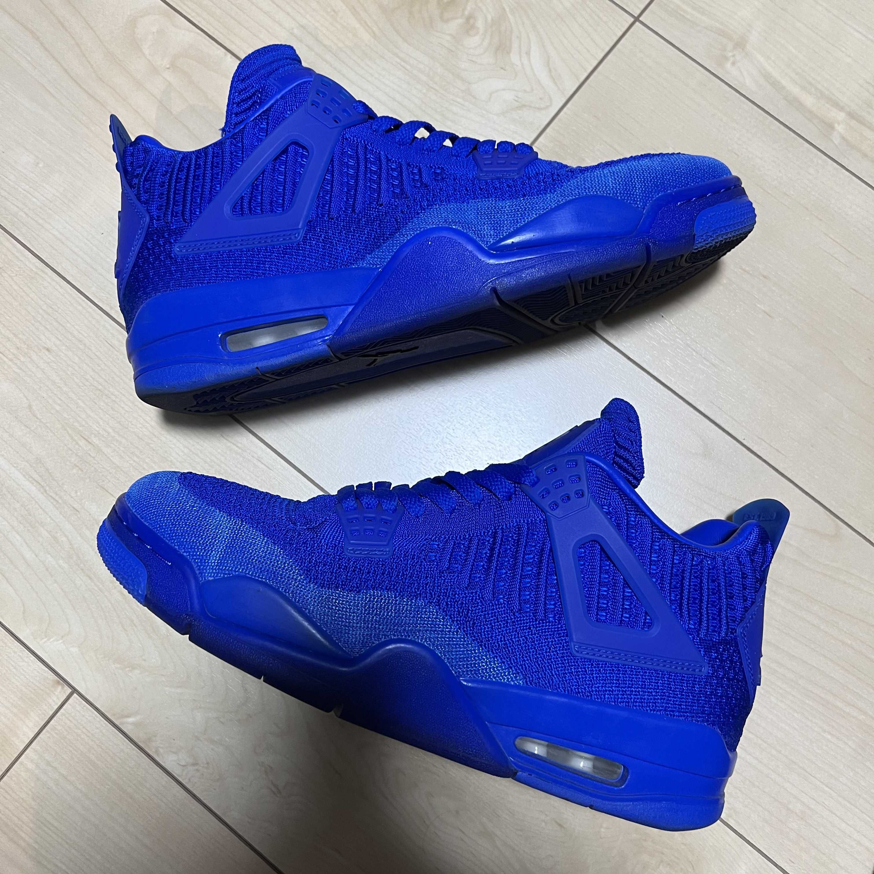 Nike Air Jordan 4 Retro Flyknit "Hyper Royal/Black"
