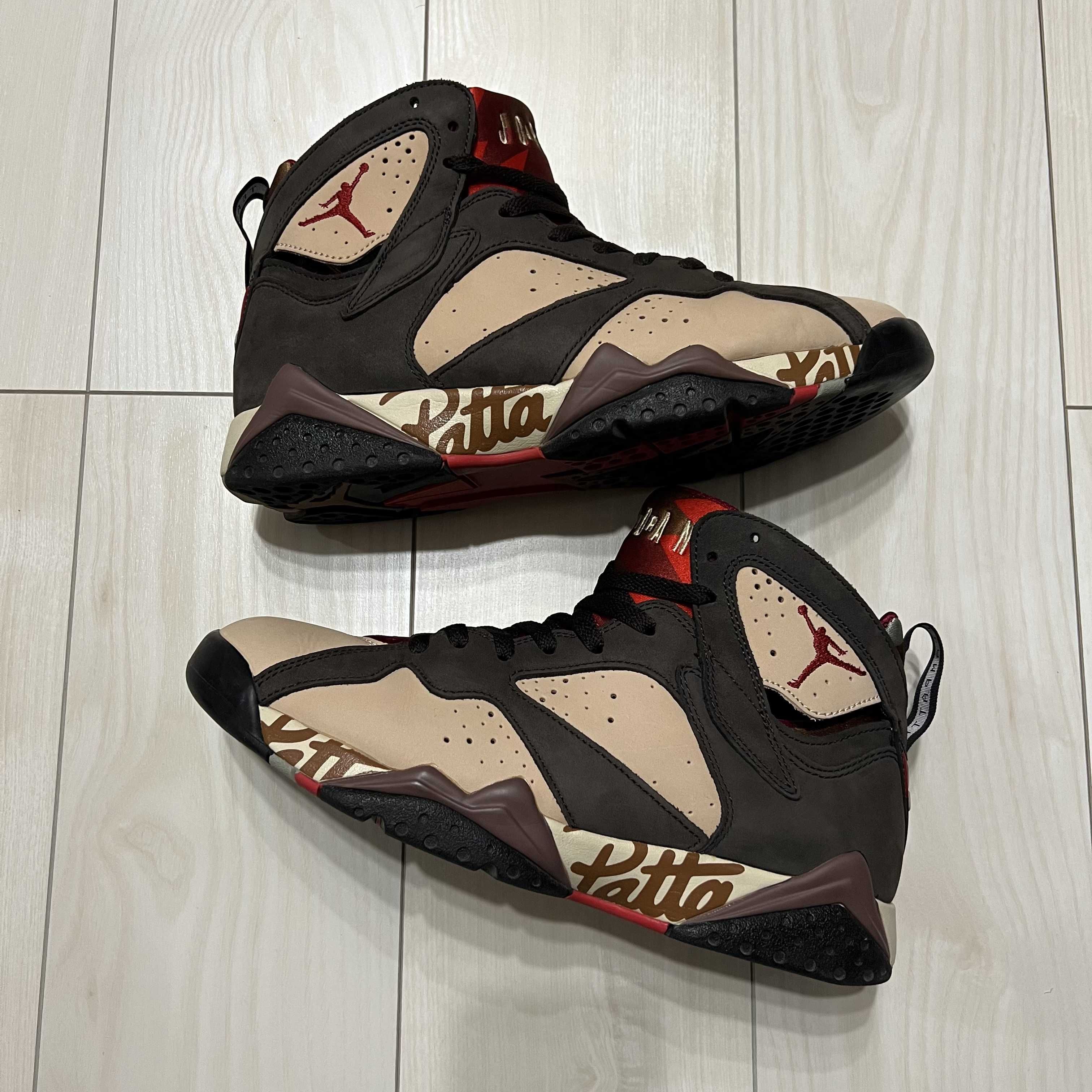 Patta × Nike Air Jordan 7 OG "Brown"