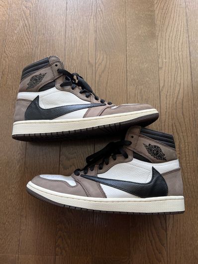Travis Scott × Nike Air Jordan 1 Retro High OG TS SP "Sail/Dark Mocha"