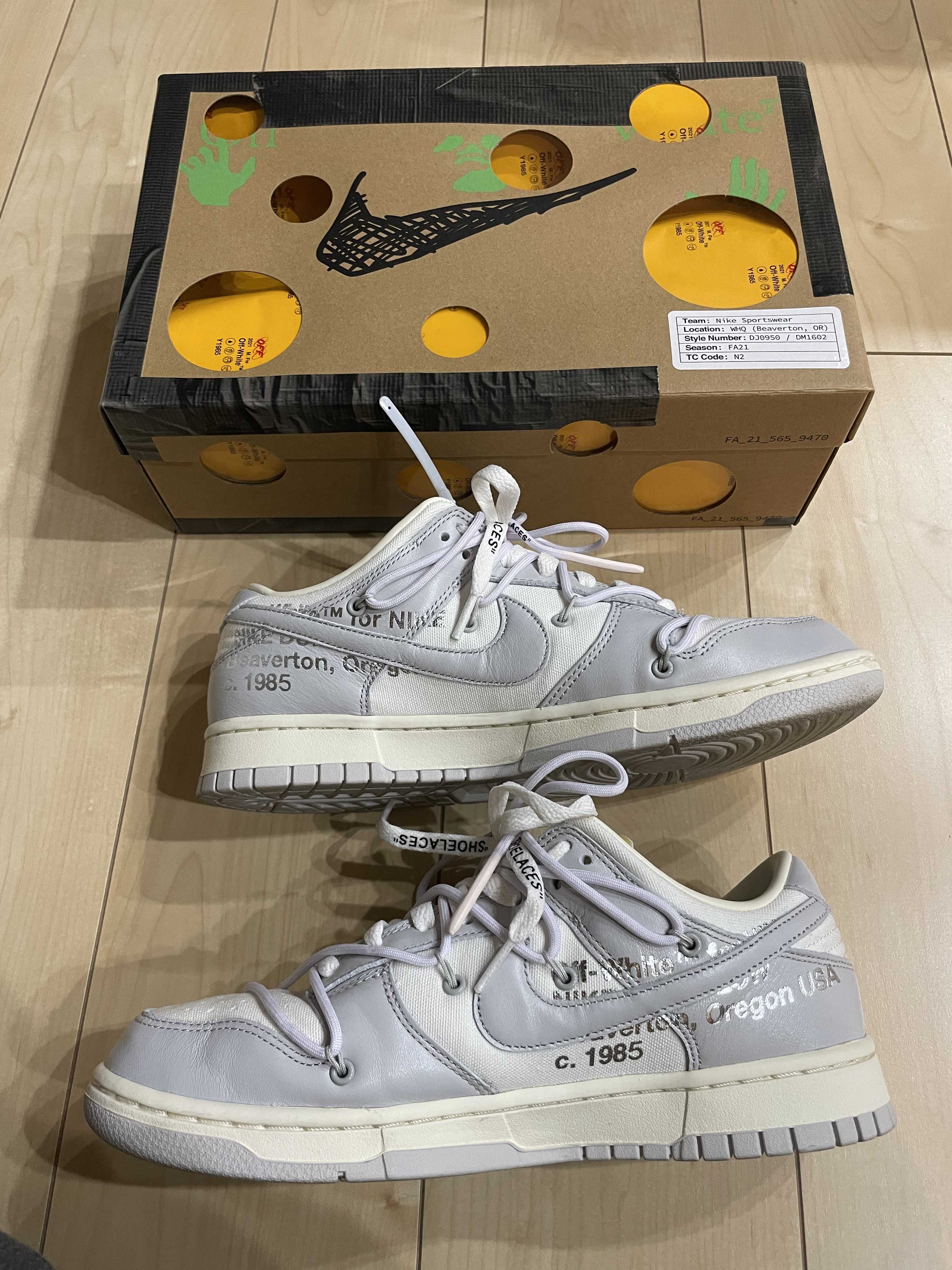 Off-White × Nike Dunk Low 1 of 50 "Lot.49"