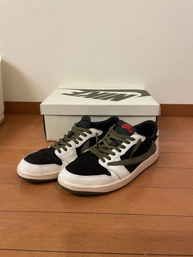 Travis Scott × Nike Women's Air Jordan 1 Low OG "Medium Olive"