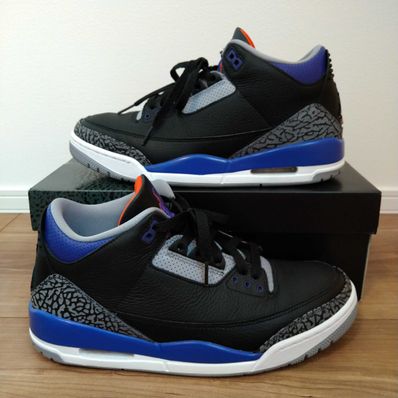 Nike Air Jordan 3 Retro "Black/Court Purple"