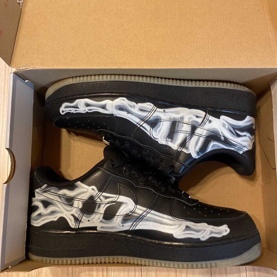 Nike Air Force 1 Low "Black Skeleton"
