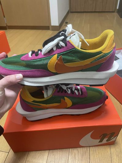 sacai × NIKE LDV WAFFLE "PINE GREEN"