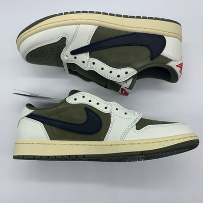 Travis Scott × Nike Air Jordan 1 Low OG SP "Reverse Olive"