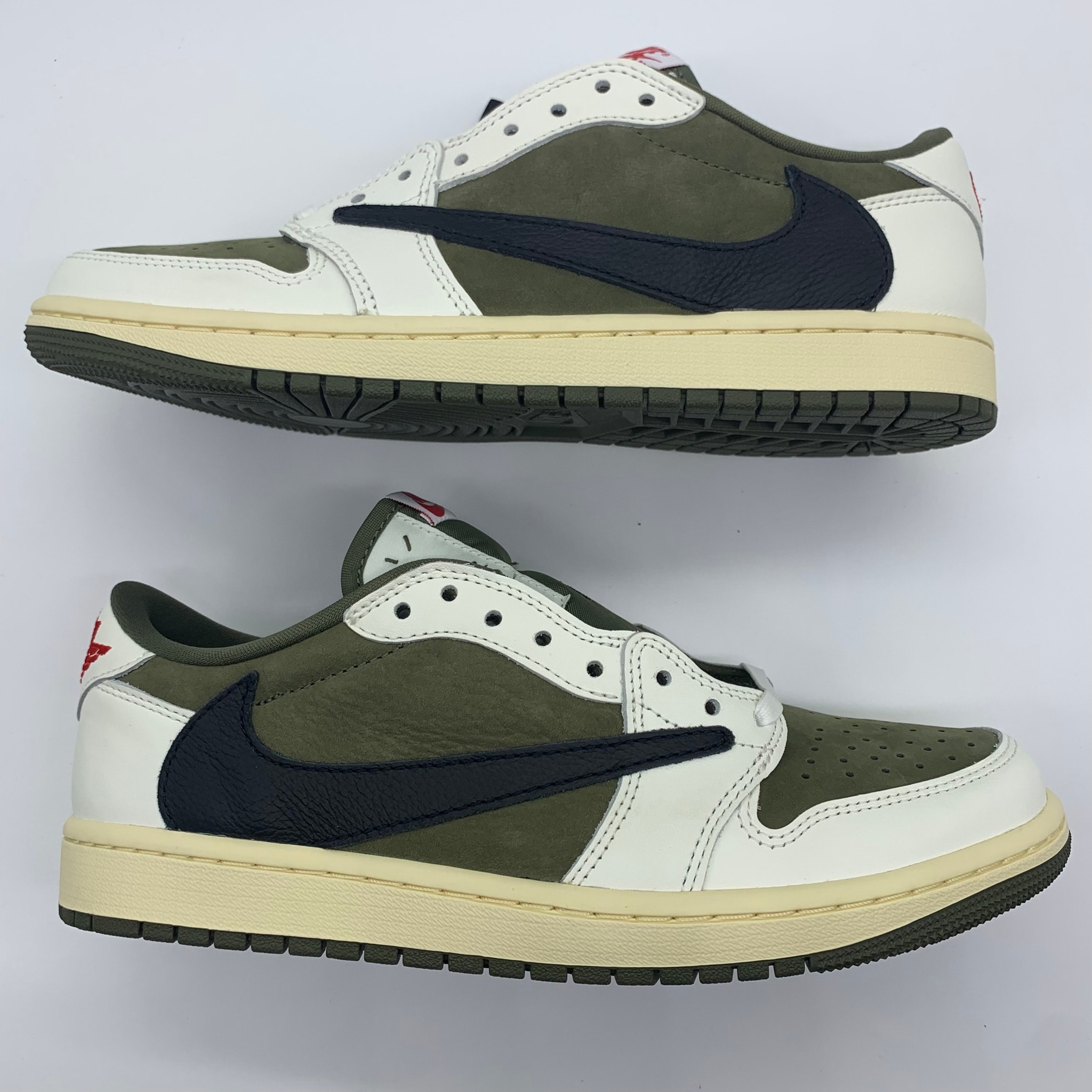 Travis Scott × Nike Air Jordan 1 Low OG SP "Reverse Olive"