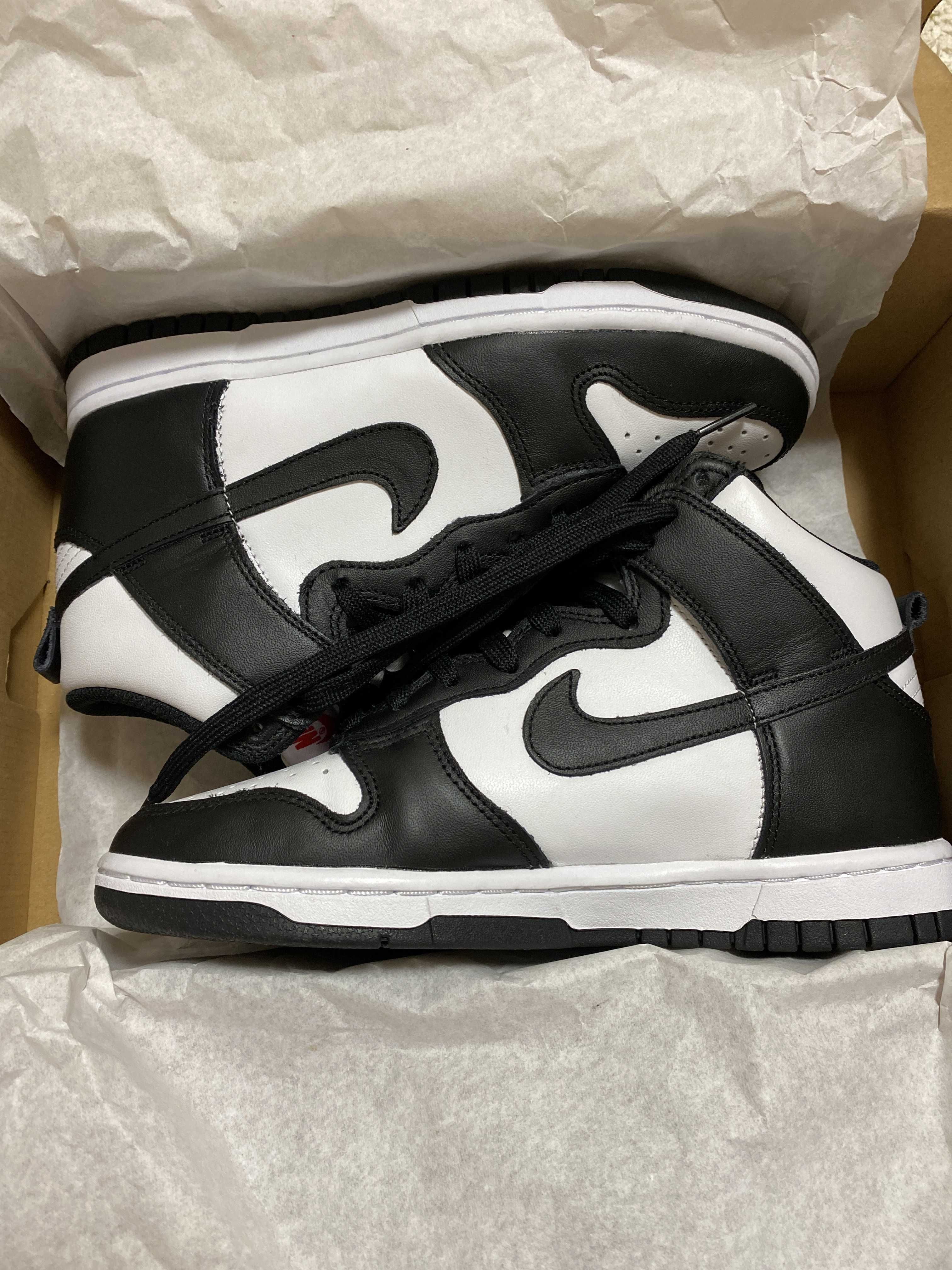 Nike Women's Dunk High "Black and White"
