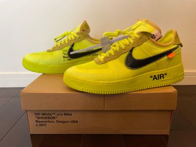 Off-White × Nike Air Force 1 Low "Volt"