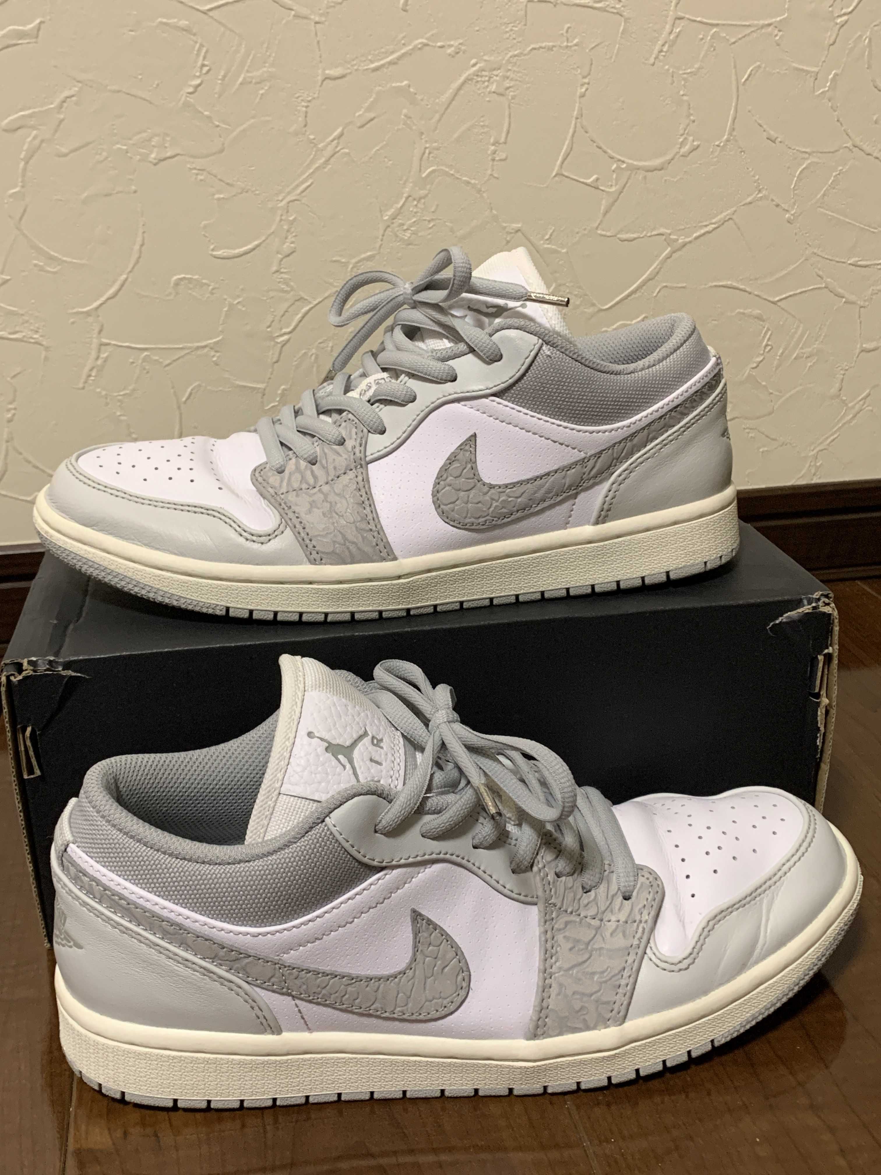 Nike Air Jordan 1 Low PRM "Elephant Print/Safari"