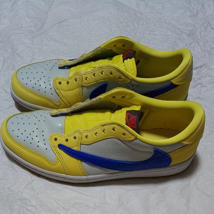 Travis Scott × Nike Women's Air Jordan 1 Retro Low OG "Canary"