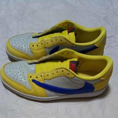 Travis Scott × Nike Women's Air Jordan 1 Retro Low OG "Canary"