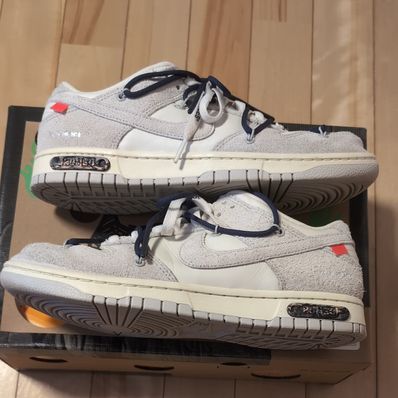 Off-White × Nike Dunk Low "Sail/Neutral Grey/Gridiron"