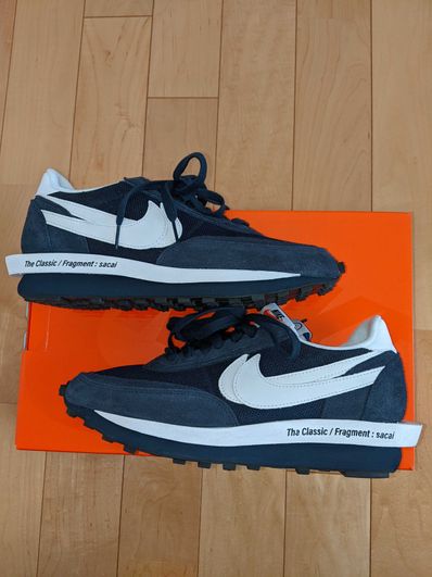 Fragment × sacai × Nike LD Waffle "Blackended Blue"