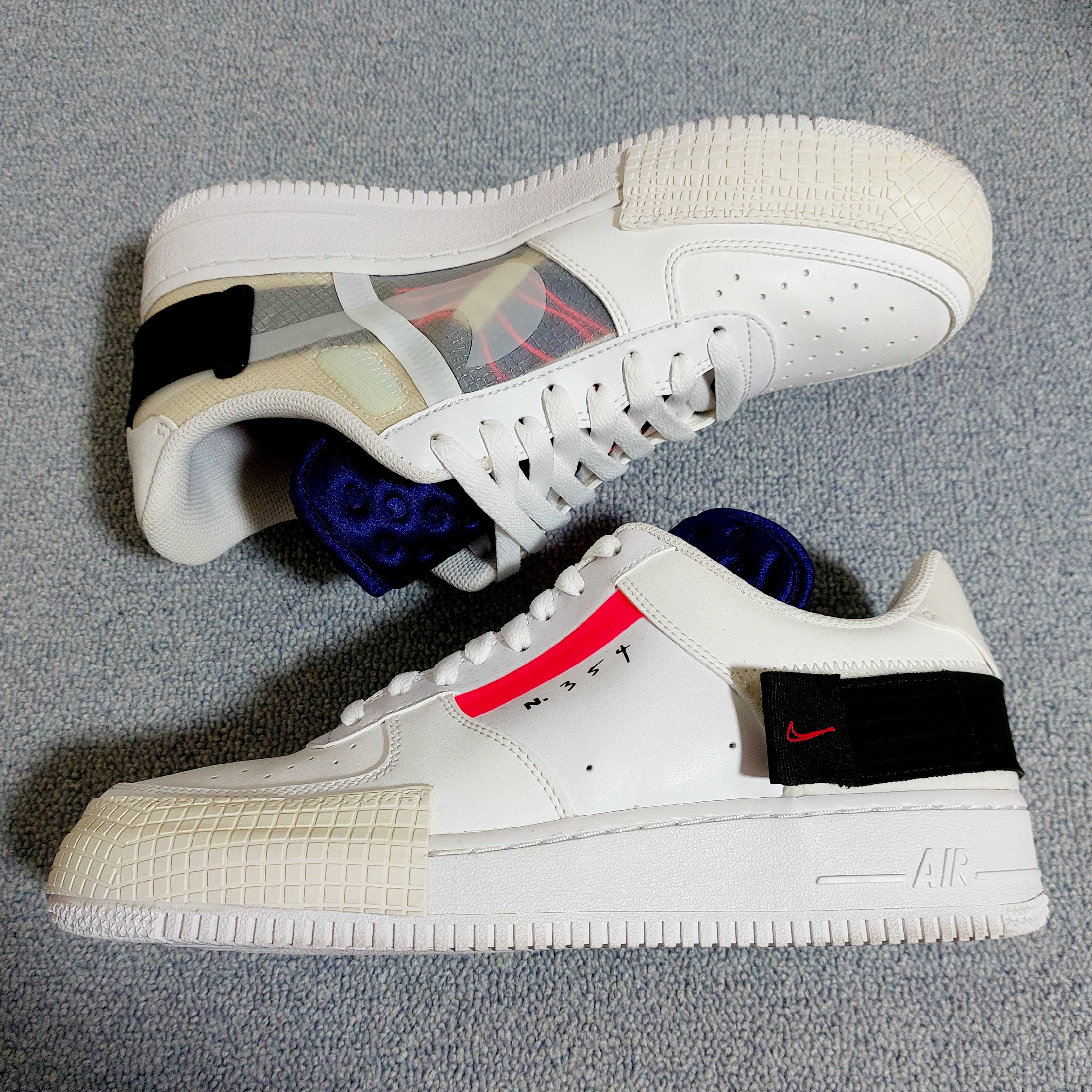 Nike Air Force 1 Low Type "Summit White/Red Orbit/White/Black"