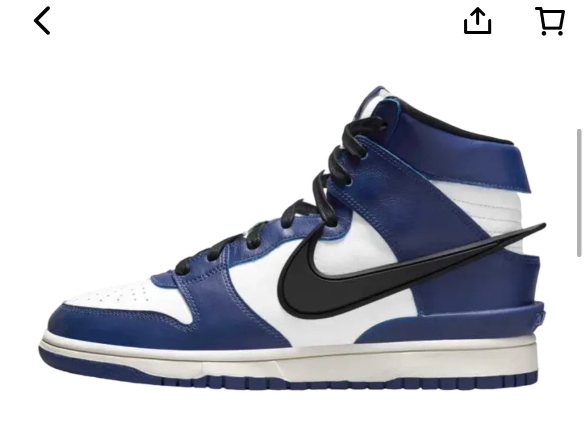 AMBUSH × NIKE DUNK HIGH "DEEP ROYAL"