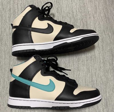 Nike Dunk High Retro EMB "Pearl White and Washed Teal"