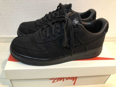 Stussy × Nike Air Force 1 Low "Triple Black"