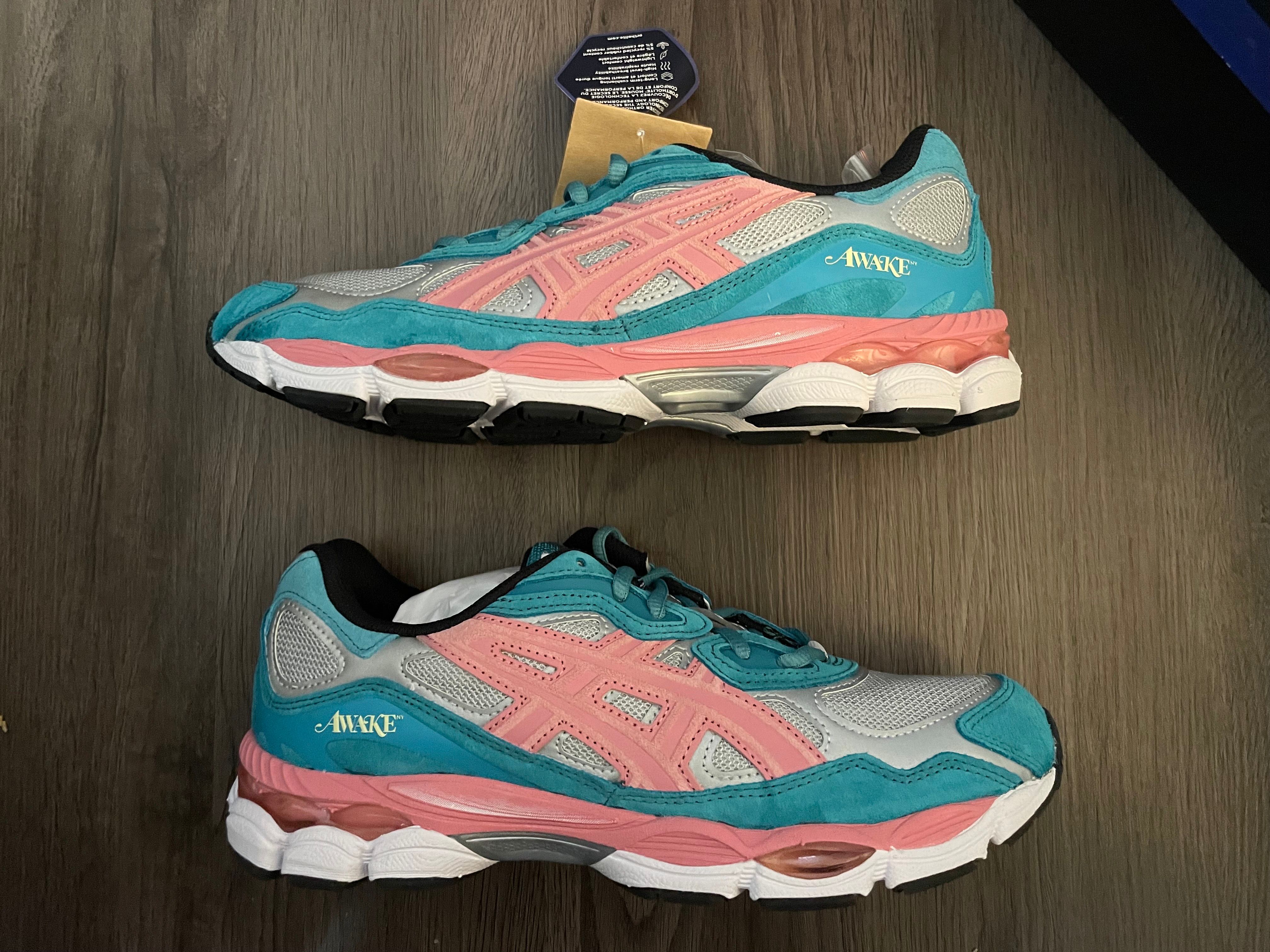 Awake NY × Asics Gel-NYC "Pure Silver/Green Blue Slate"