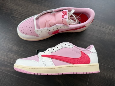 Travis Scott × Nike Air Jordan 1 Retro Low OG "Sail/Tropical Pink"