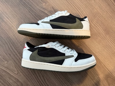 Travis Scott × Nike Women's Air Jordan 1 Low OG "Medium Olive"