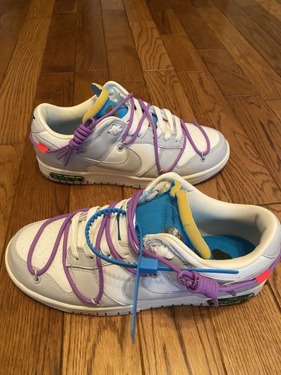 Off-White × Nike Dunk Low "Sail/Neutral Gray"