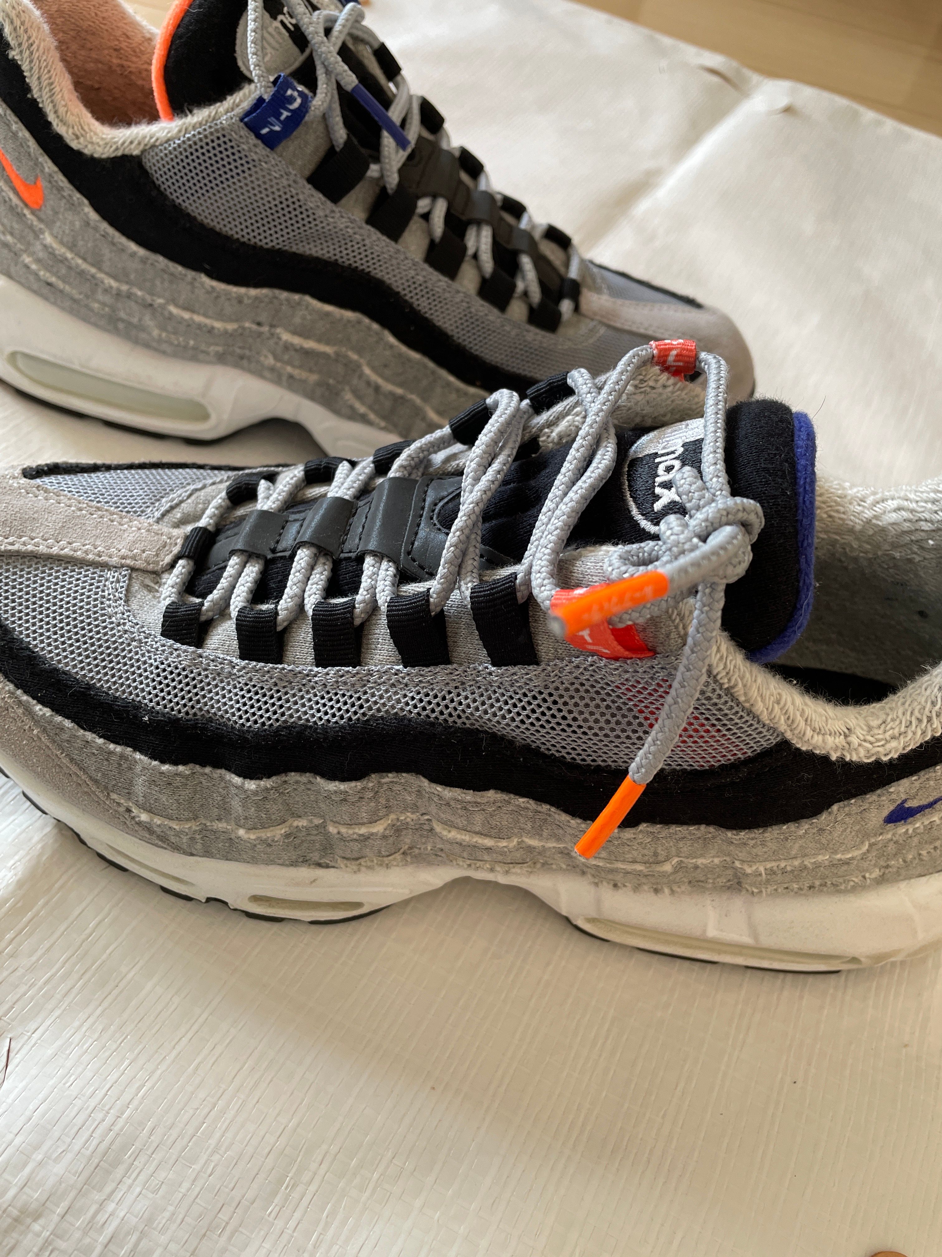 Loopwheeler × Nike Air Max 95 "Wolf Grey"