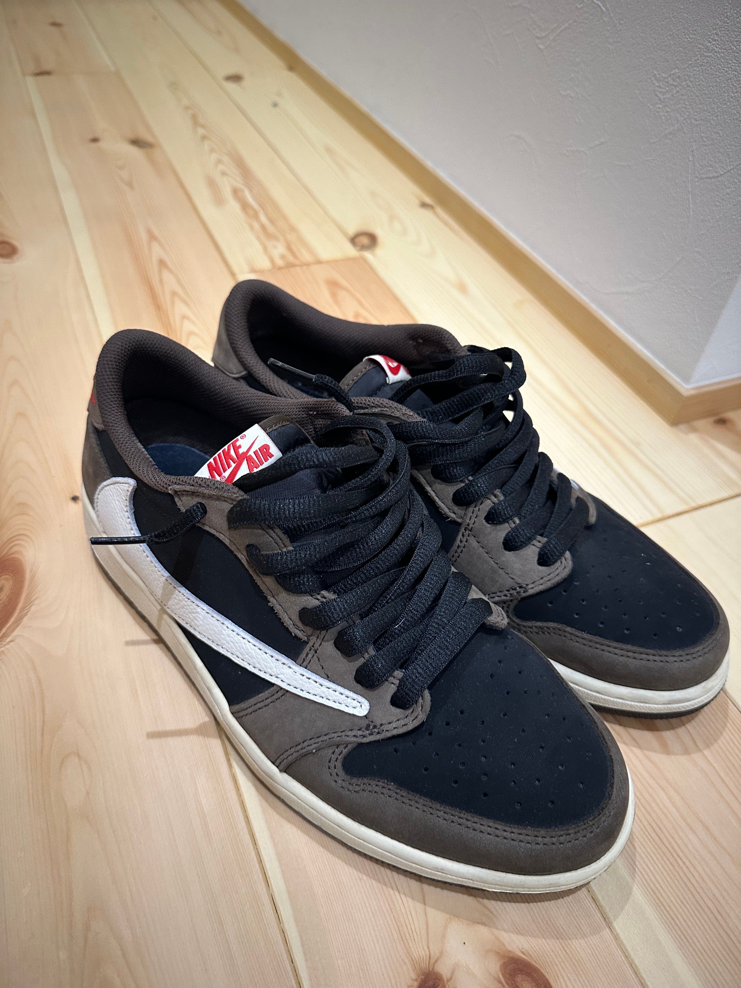 Travis Scott × Nike Air Jordan 1 Low OG SP-T "Black/Dark Mocha"