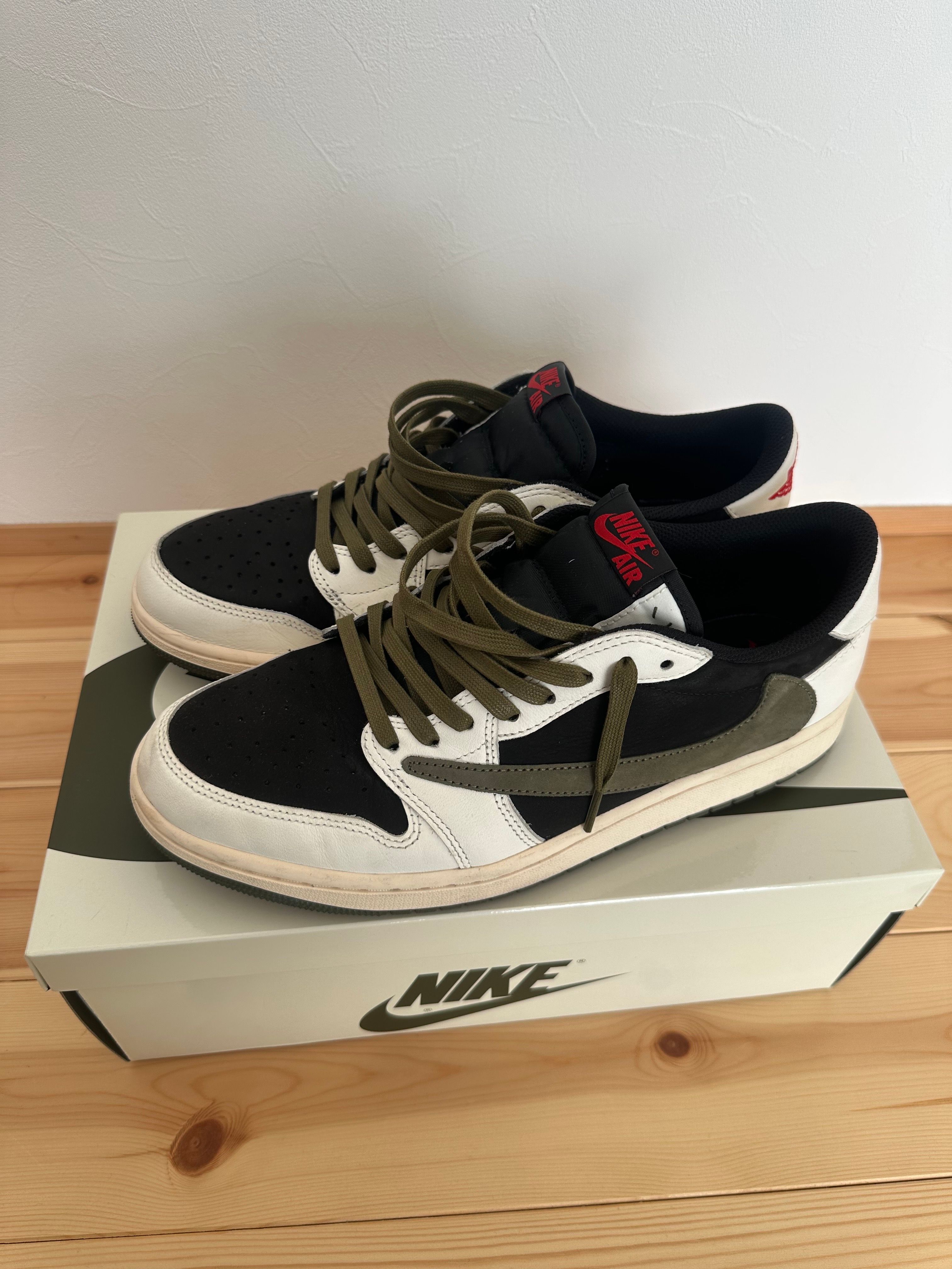 Travis Scott × Nike Women's Air Jordan 1 Low OG "Medium Olive"