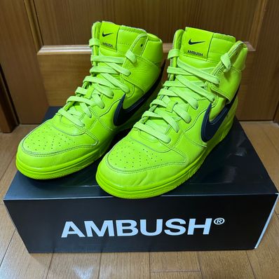 AMBUSH × NIKE DUNK HIGH "FLASH LIME"