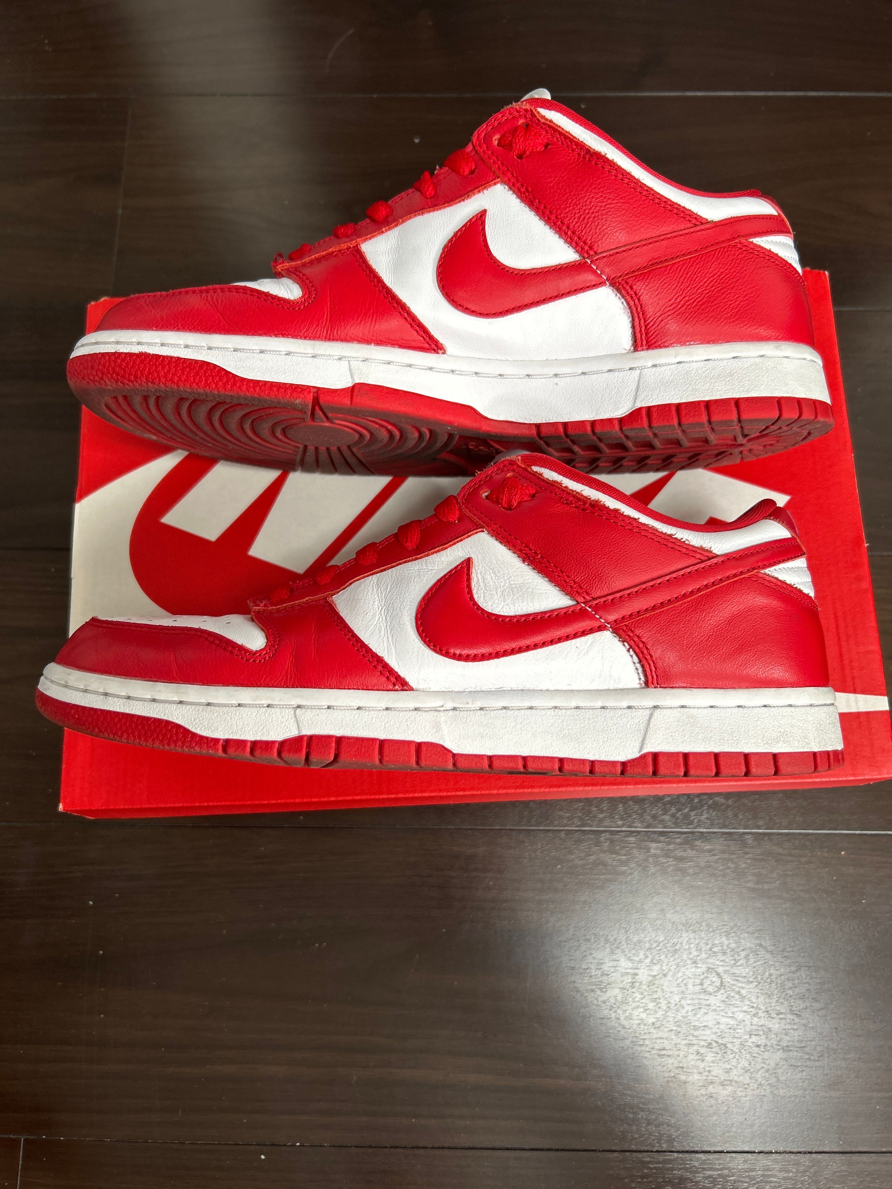 Nike Dunk Low SP "White and University Red"