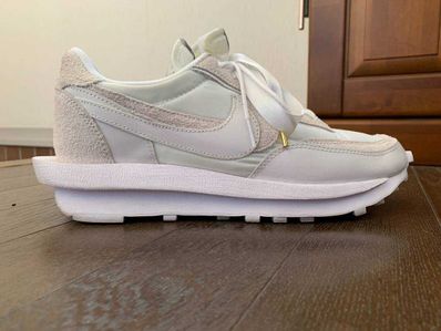 sacai × Nike LDV Waffle "Triple White"