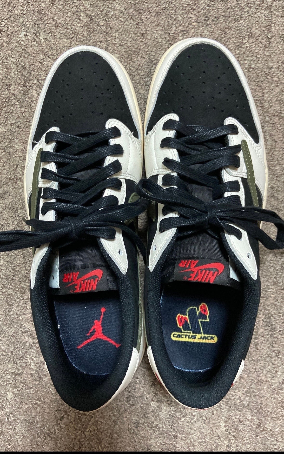 Travis Scott × Nike Women's Air Jordan 1 Low OG "Medium Olive"