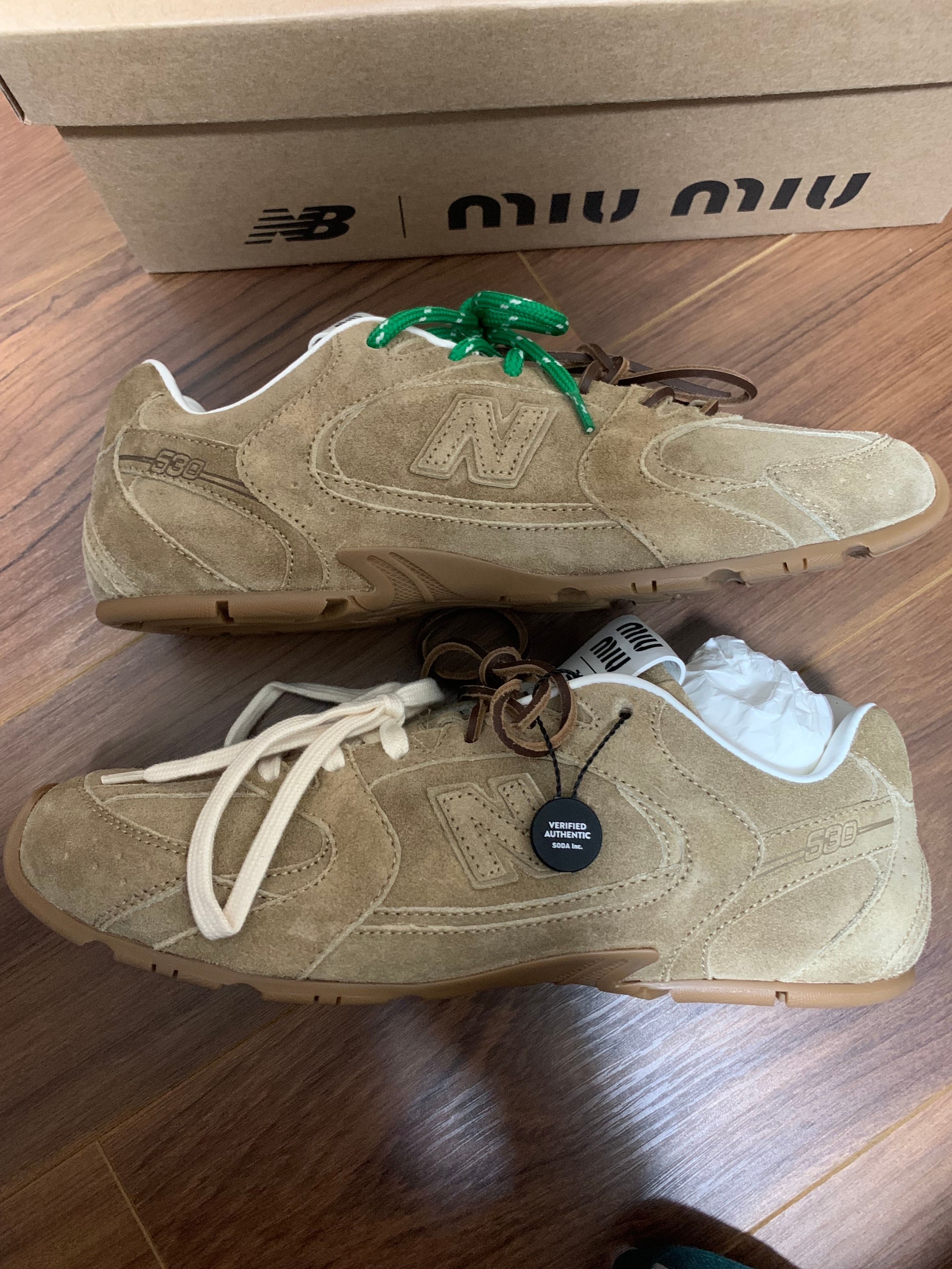 Miu Miu × New Balance Women's 530 SL "Beige"