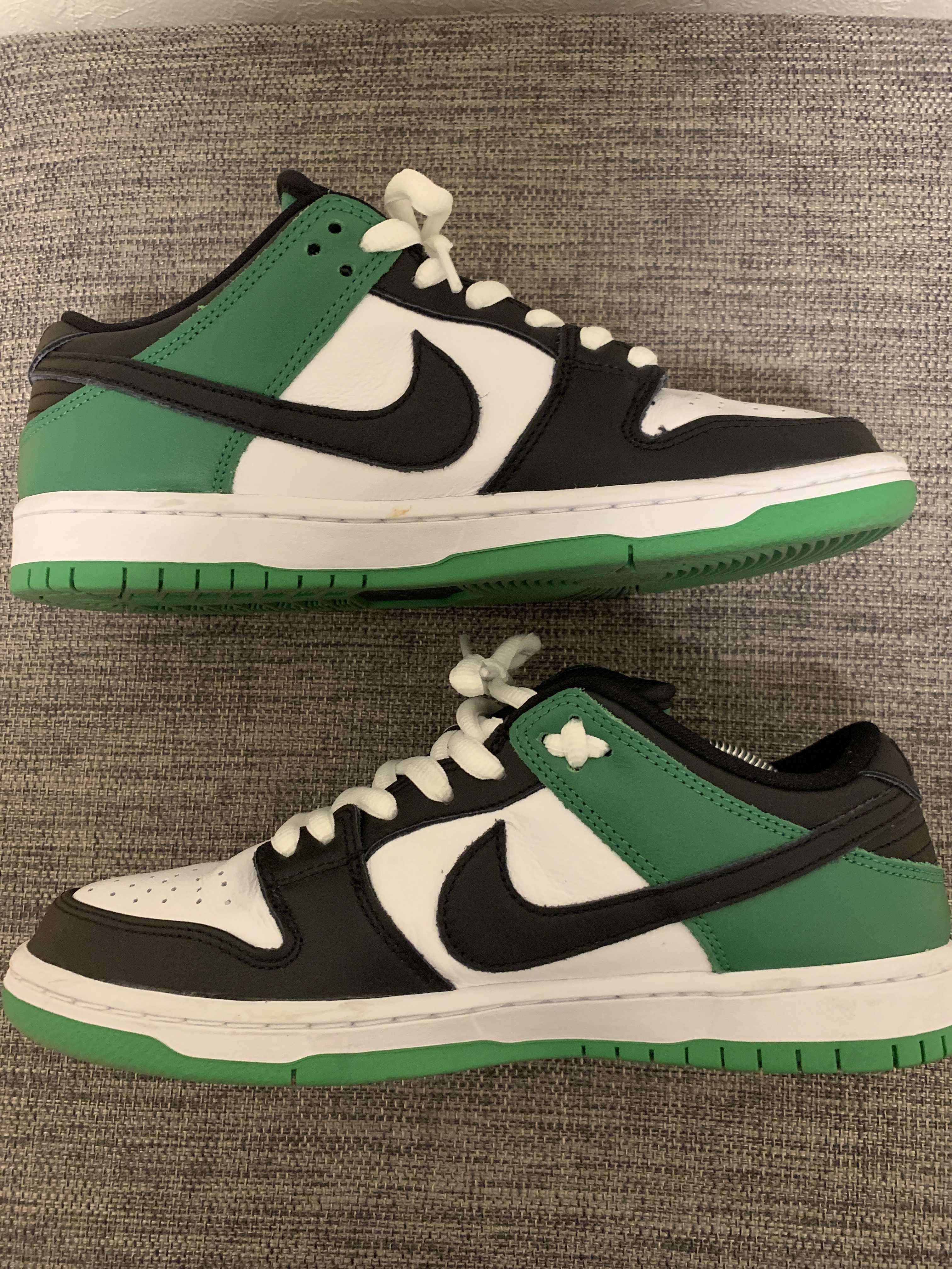Nike SB Dunk Low Pro "Black and Classic Green"