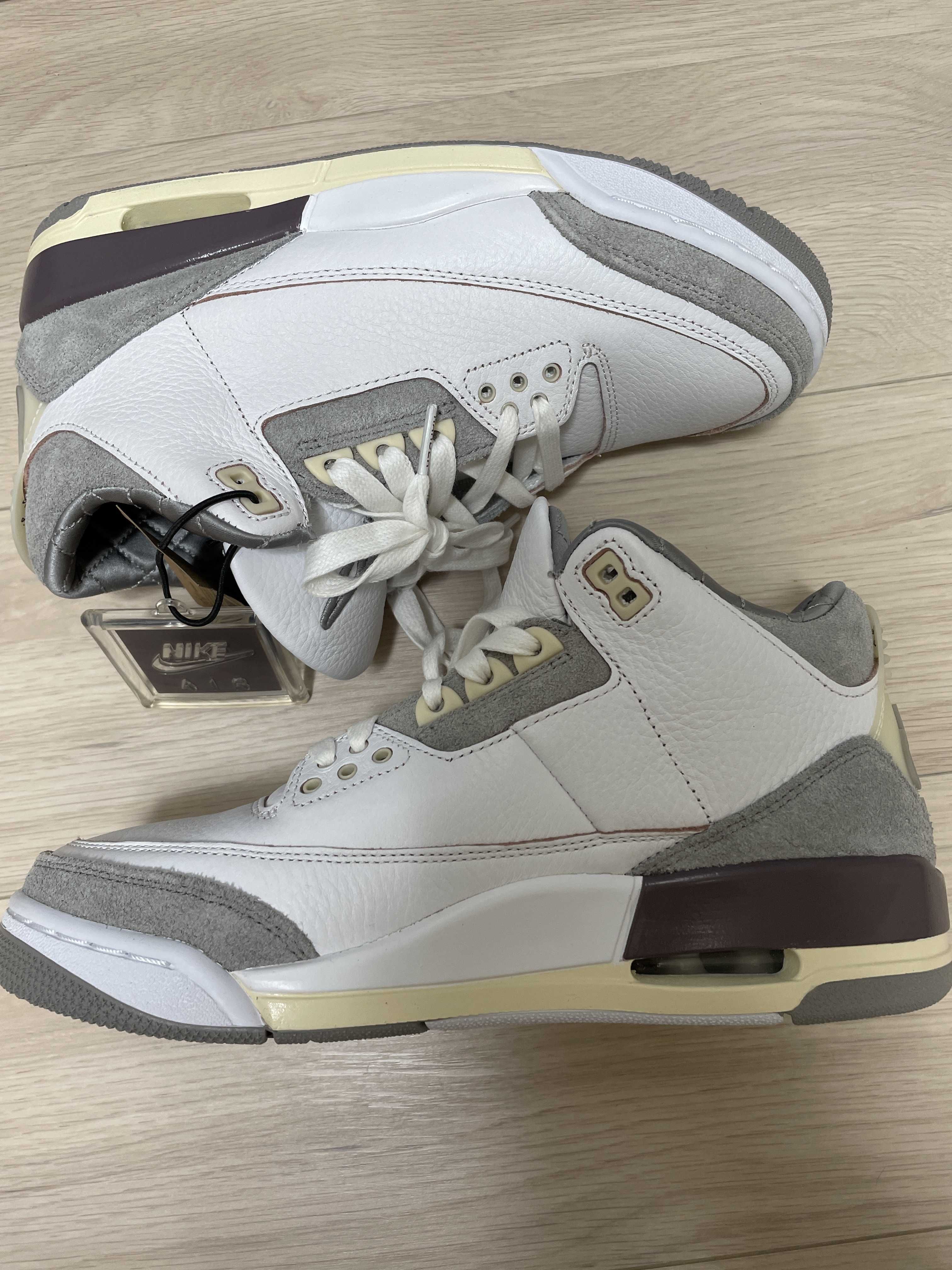 A Ma Maniere × Nike Women's Air Jordan 3 Retro SP "White/Medium Grey Violet Ore"